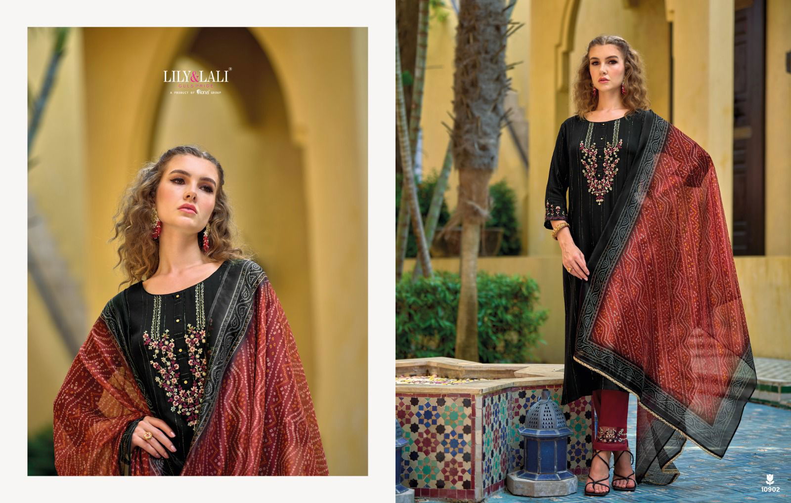 Bandhej Lily And Lali 10901-10906 Readymade Salwar Suits Catalog